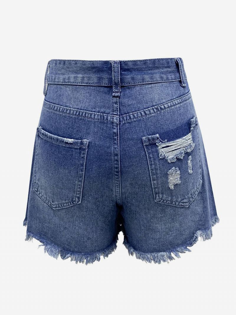 Shorts Feminino Poliéster Chique - Azul Céu Claro