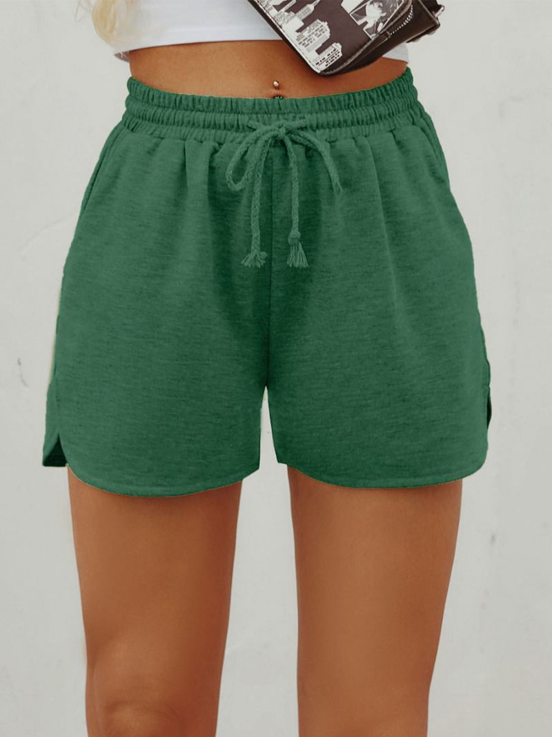 Shorts Para Mulheres Calças Atléticas - Verde Caçador