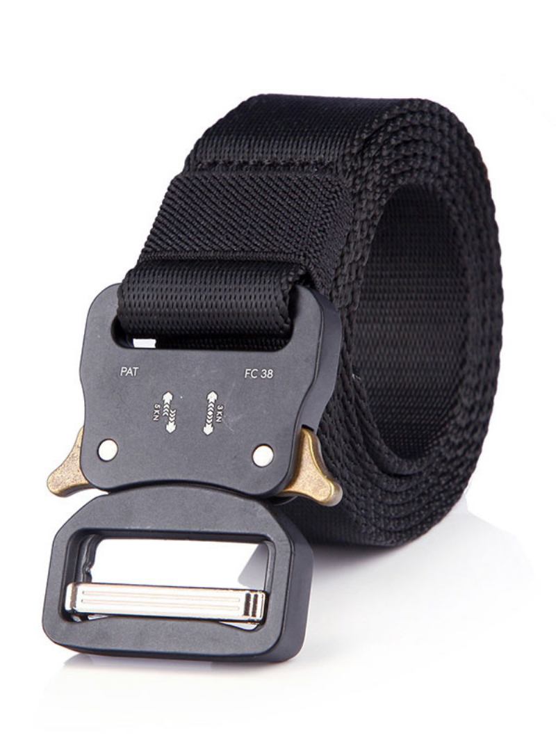 Cinto Qualidade Para Homens Poliéster Hunter Green Belt - Preto