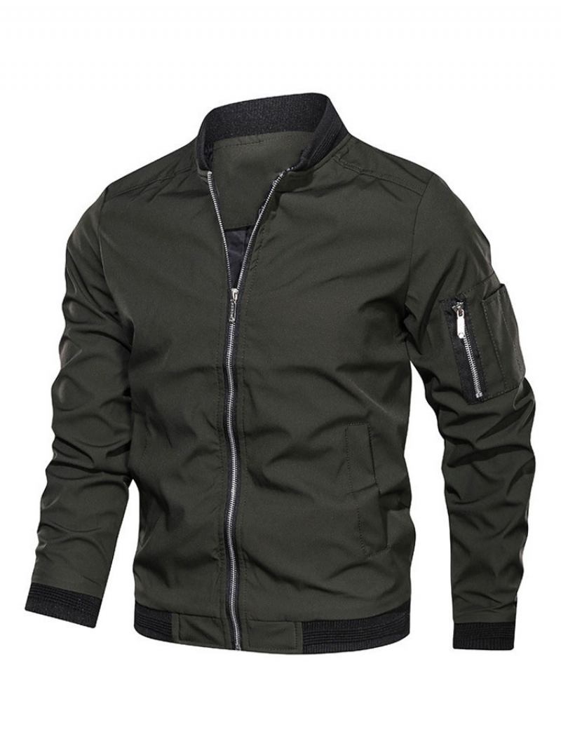 Jaquetas E Casacos Masculinos Jaqueta Masculina Masculinas Casual Escuro Marinho Incrível - Verde Hunter