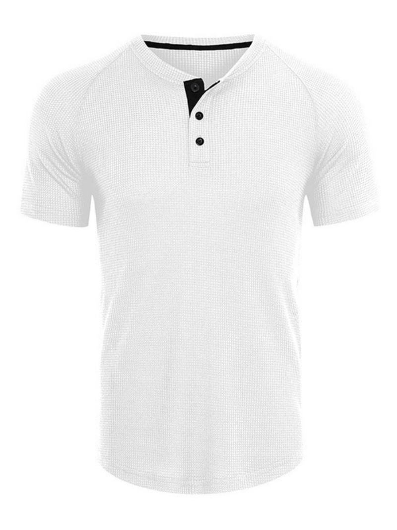 Camisetas Masculinas Casuais Com Gola Joia E Mangas Curtas Grandes