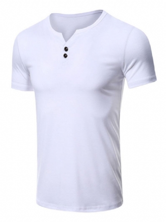 Camisetas Masculinas Casuais Com Gola Joia E Mangas Curtas Grandes