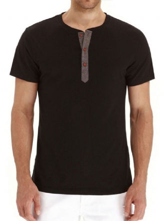 Camisetas Masculinas Casuais Com Gola Joia E Mangas Curtas Grandes