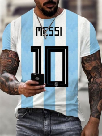 Camisetas Masculinas Clássicas Com Gola Joia E Mangas Curtas Estampadas