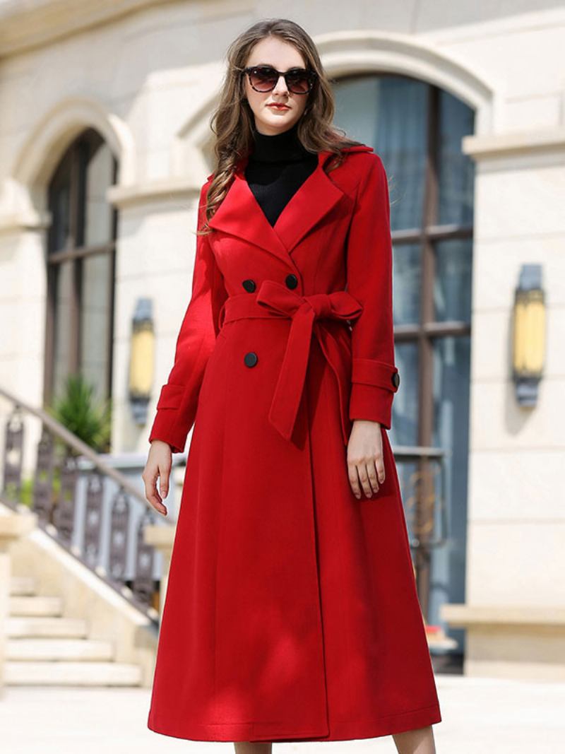 Casaco Lã Feminino Faixa Ture Vermelho Inverno - Ture Vermelho