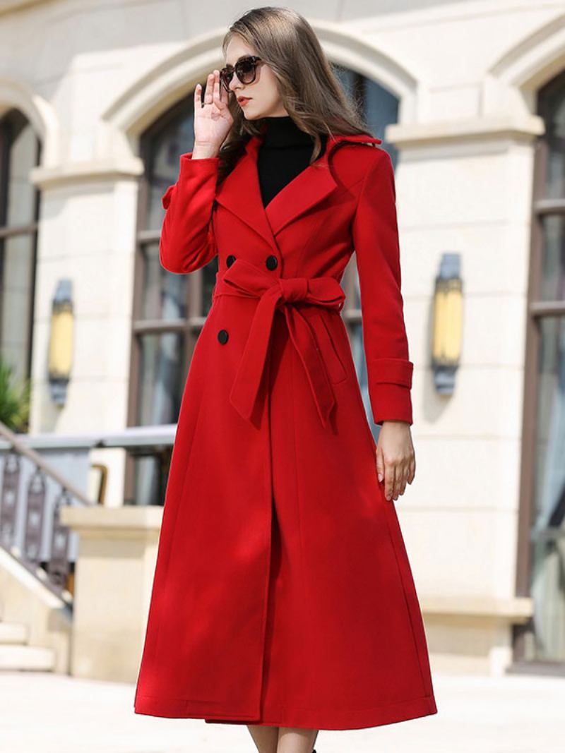 Casaco Lã Feminino Faixa Ture Vermelho Inverno - Ture Vermelho