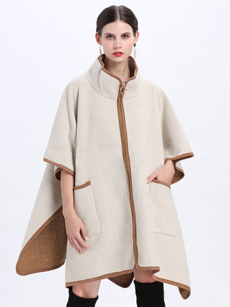 Casaco Poncho Feminino Capa Oversized Primavera Outerwear