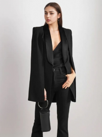 Jaqueta Cape Blazer Spring Street Outerwear Para Mulheres