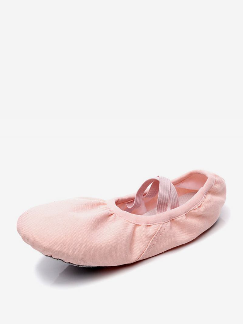 Sapatos Dança Balé Feminino Vermelhos Dedo Fechado - Rosa