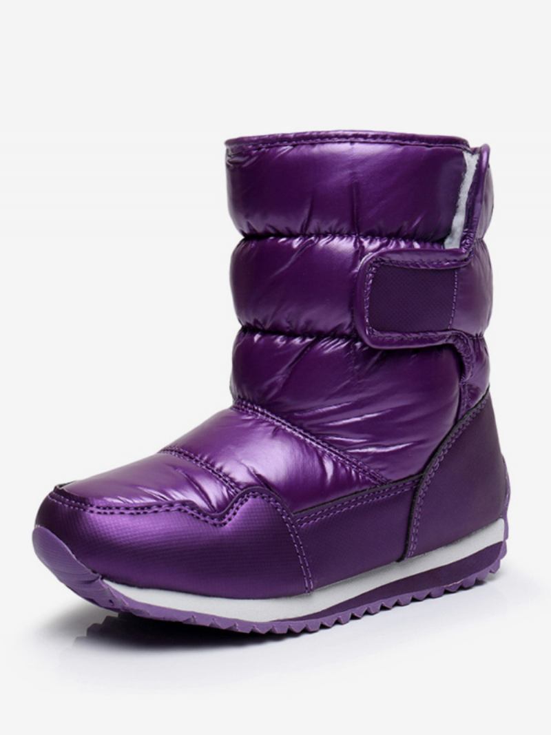 Botas Inverno Unissex Para Crianças - Roxo