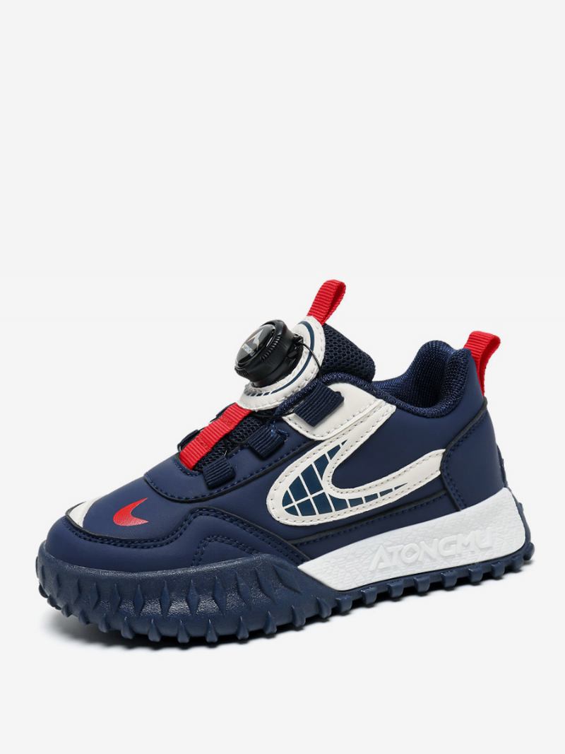 Tênis Infantil Preto Roudn Toe -  Azul Profundo 