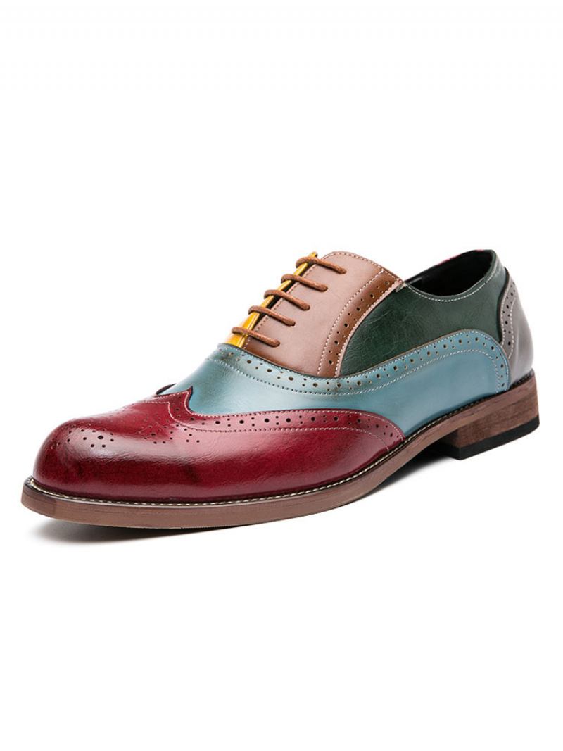 Sapatos Masculinos Wingtip Oxford Para Baile Casamento