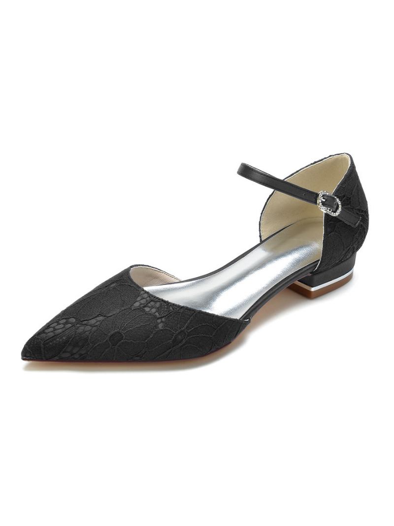 Sapatilhas Noiva Mary Jane Femininas - Preto