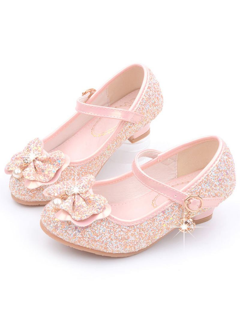 Sapatos Floristas Com Glitter Flor Mary Jane Sapatilhas