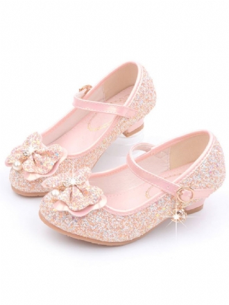 Sapatos Floristas Com Glitter Flor Mary Jane Sapatilhas