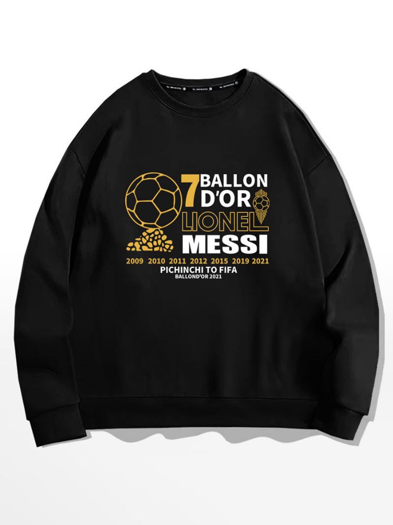 Moletom Messi Ballon D'or Masculino