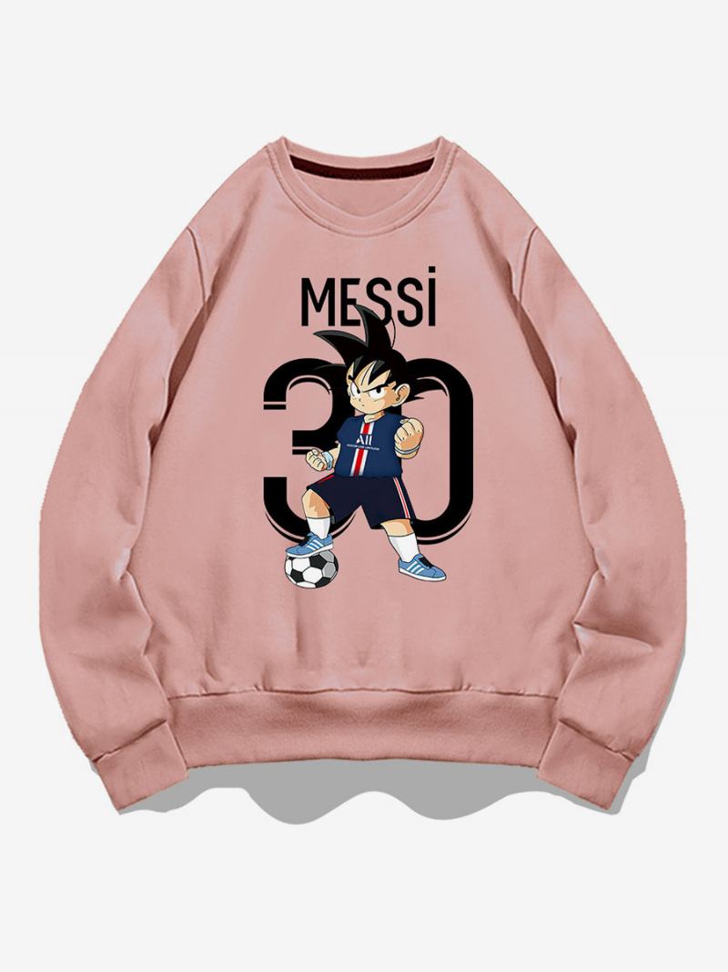 Moletom Messi Masculino Top Adulto - Rosa