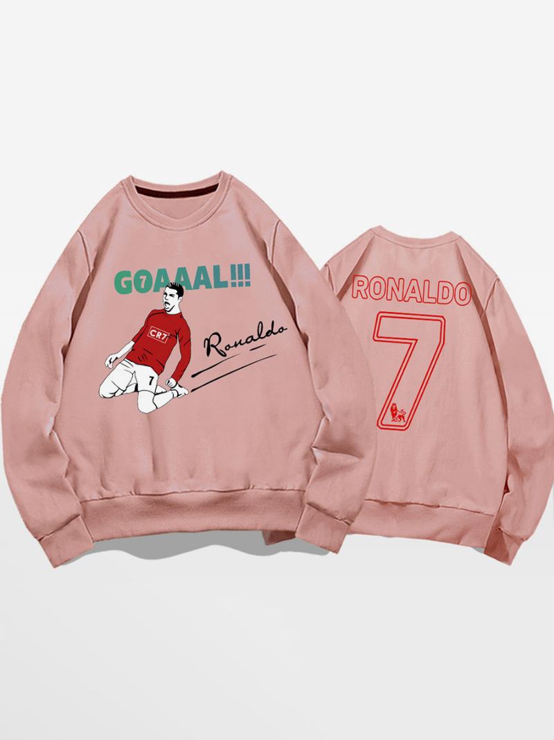 Moletom Ronaldo Masculino Top Adulto - Rosa