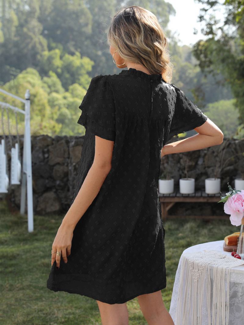 Vestido Feminino Verão Para Aniversário Praia Marrom Café -  Preto