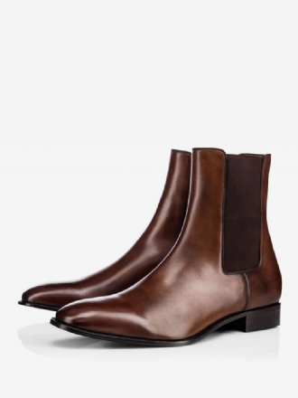 Botas Chelsea Masculinas Marrons