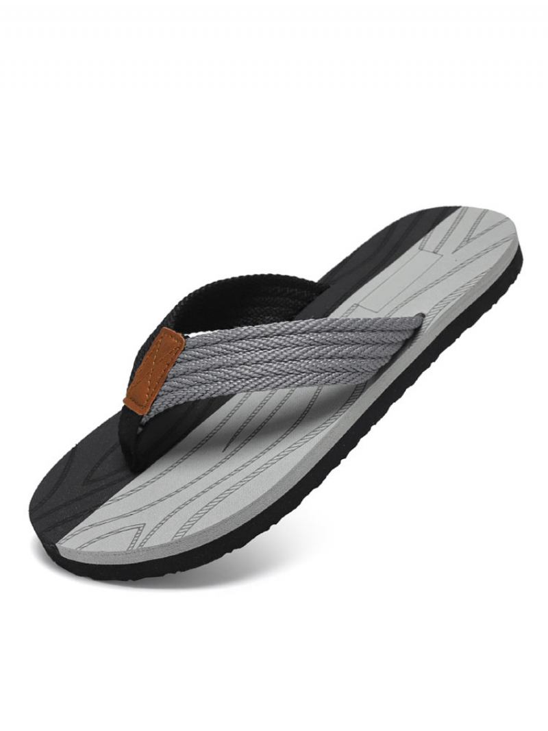 Sandálias Masculinas Slip-on Pvc Superior Sola Eva