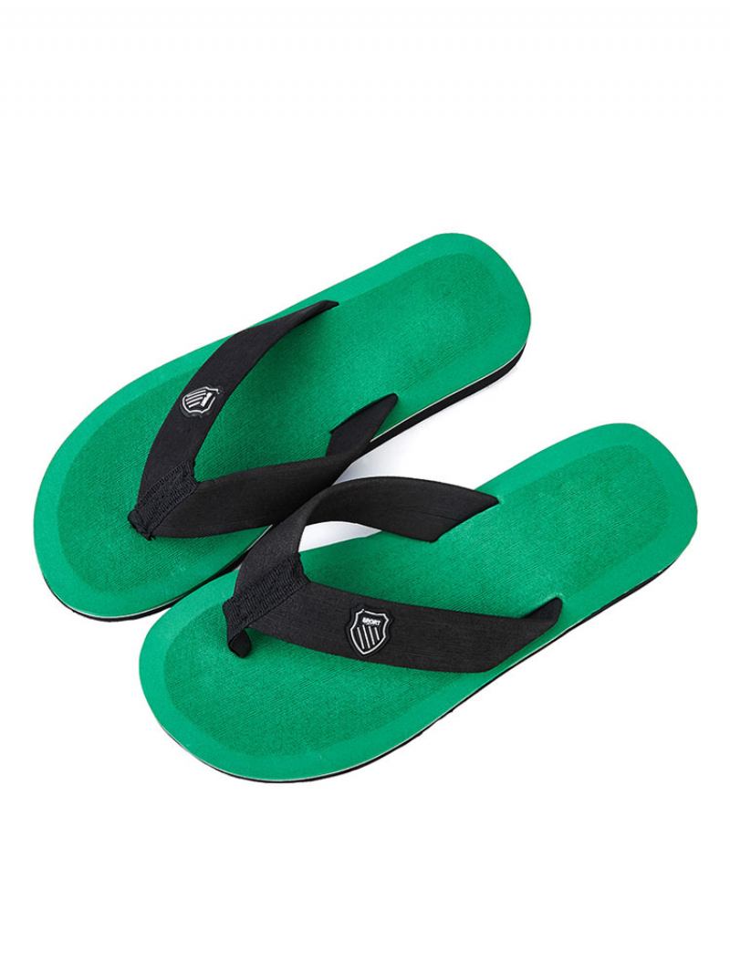 Sandálias Masculinas Slip-on Sola Eva - Verde