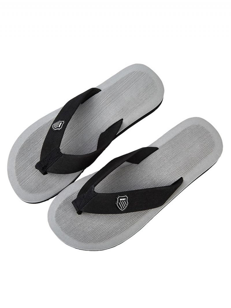 Sandálias Masculinas Slip-on Sola Eva - Cinza