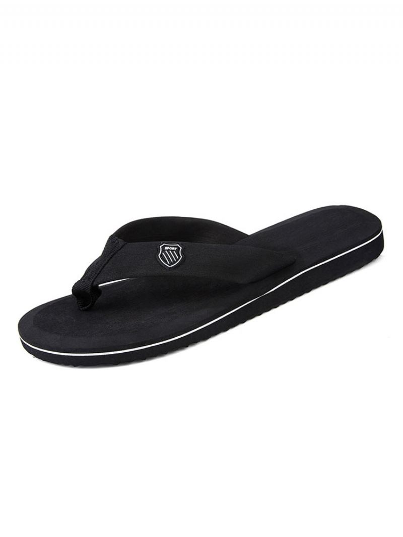 Sandálias Masculinas Slip-on Sola Eva - Preto