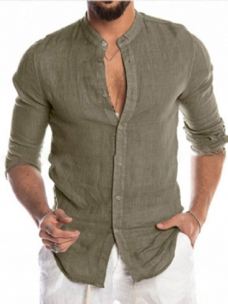 Camisa Casual Masculina Com Gola Jóia Hunter Verde Camisas Masculinas