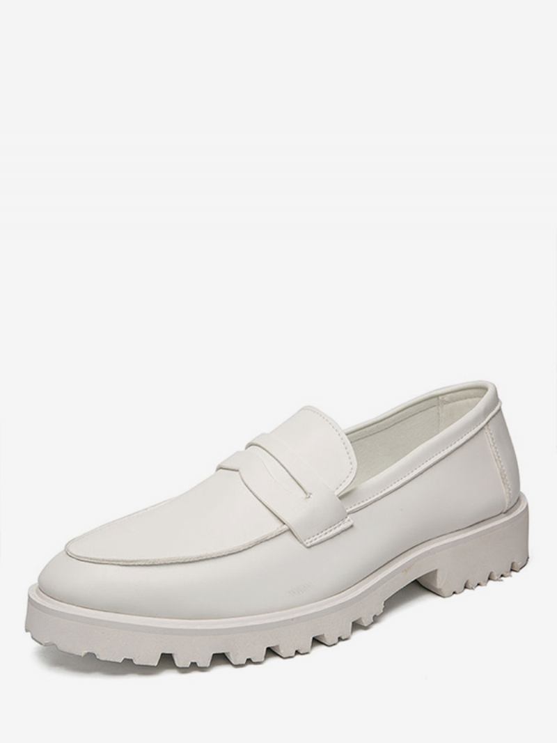 Mocassins Masculinos Com Solado E Sola - Branco