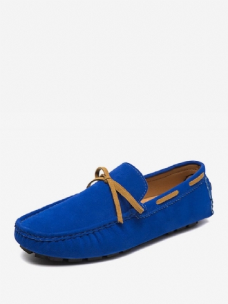 Sapatos Mocassins Masculinos Camurça Slip-on Para Dirigir