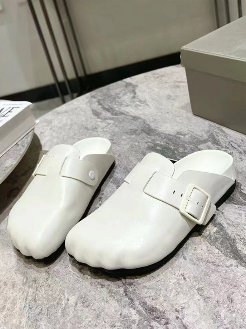 Sapatos Mocassins Masculinos Couro Pu - Branco